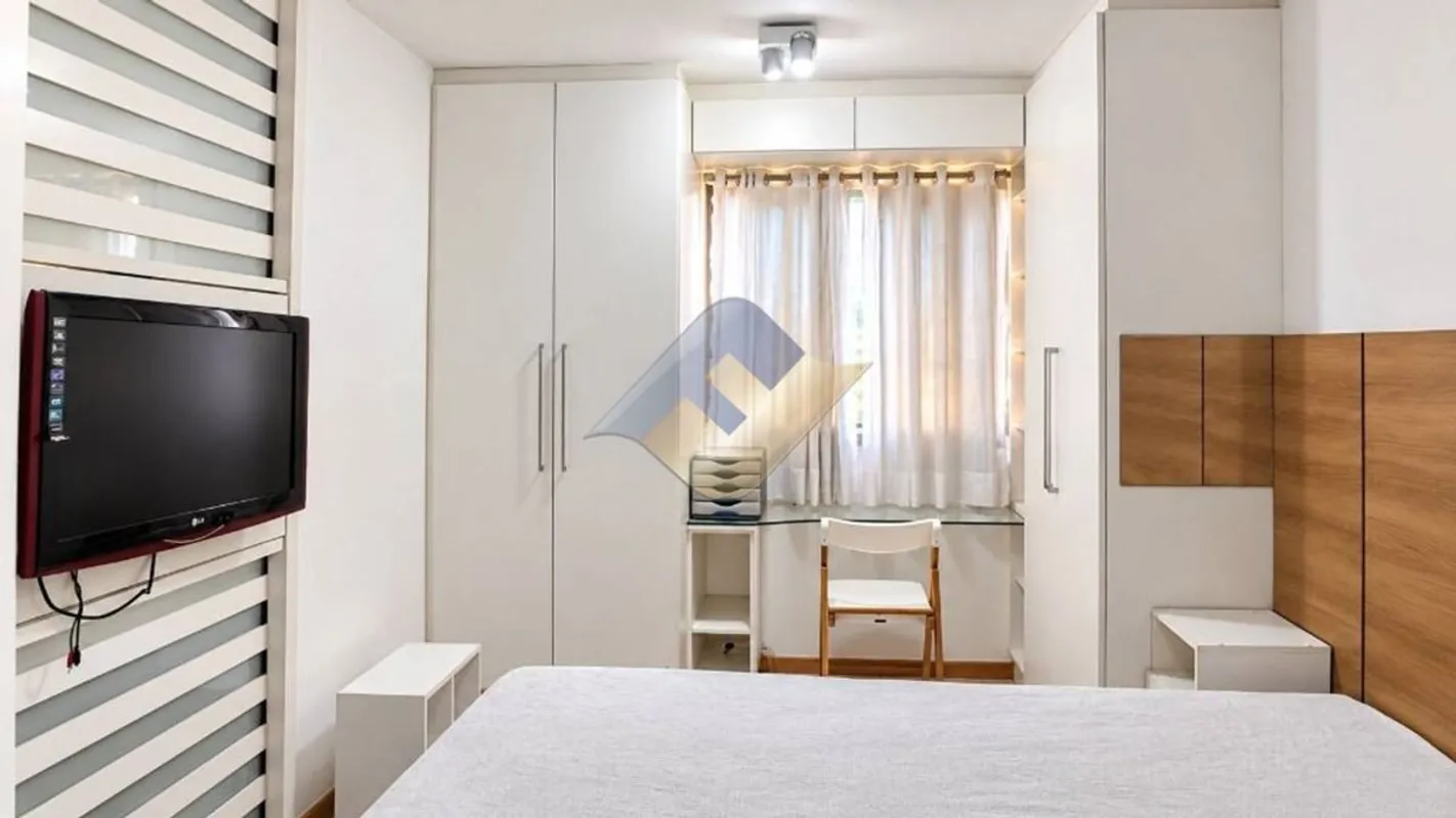 Apartamento mobiliado no Life Resort, SHTN | 31,22 m² | 1 quarto | VarandaA J. F...