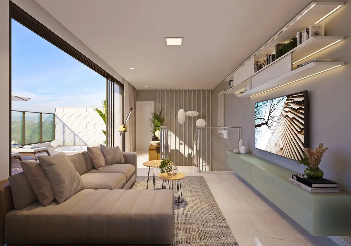 Seja bem-vindo(a) às coberturas privativas com até 02 suítes do Parque dos Jasmi...