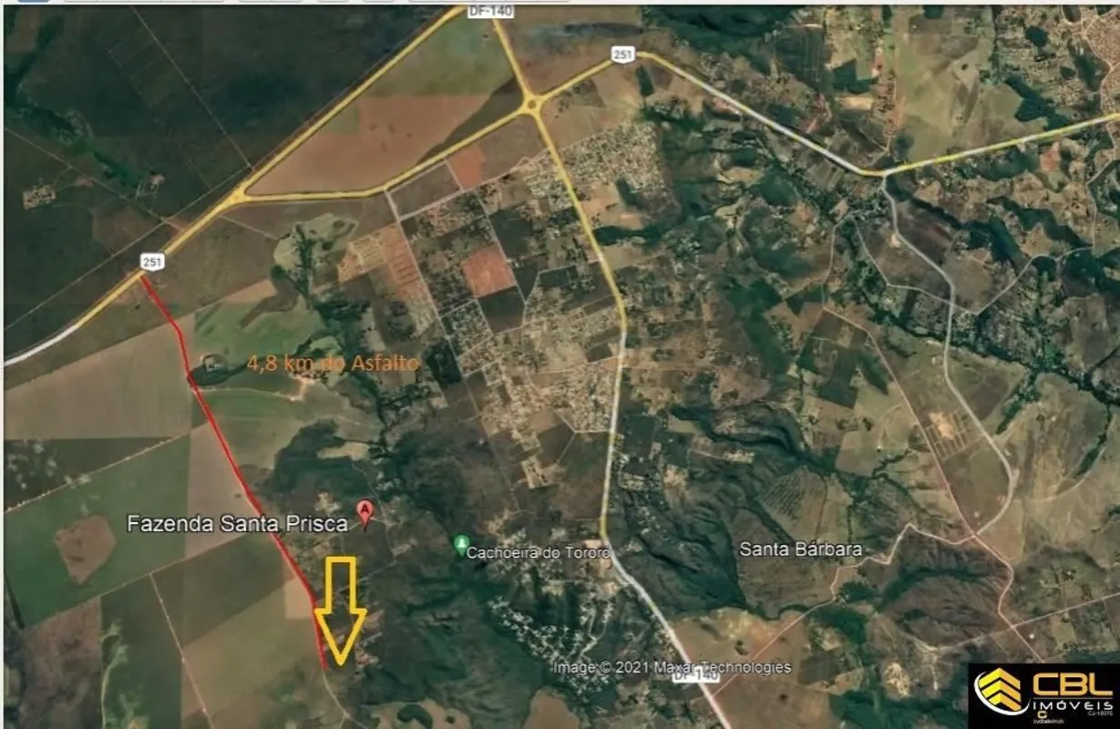 Localizada nas Chácaras Fazenda Santa Prisca Gleba 6, são 25.750m2, escriturada ...