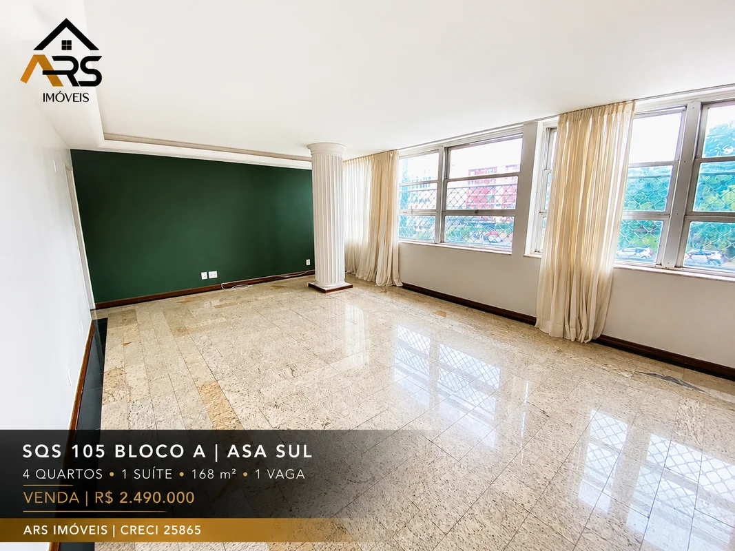 Excelente apartamento localizado em uma das melhores quadras da Asa Sul!O aparta...
