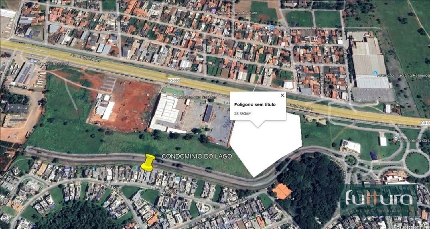 Área Espetacular com 28.350m².Rodovia GO - 060, sentido Trindade para Goiânia226...