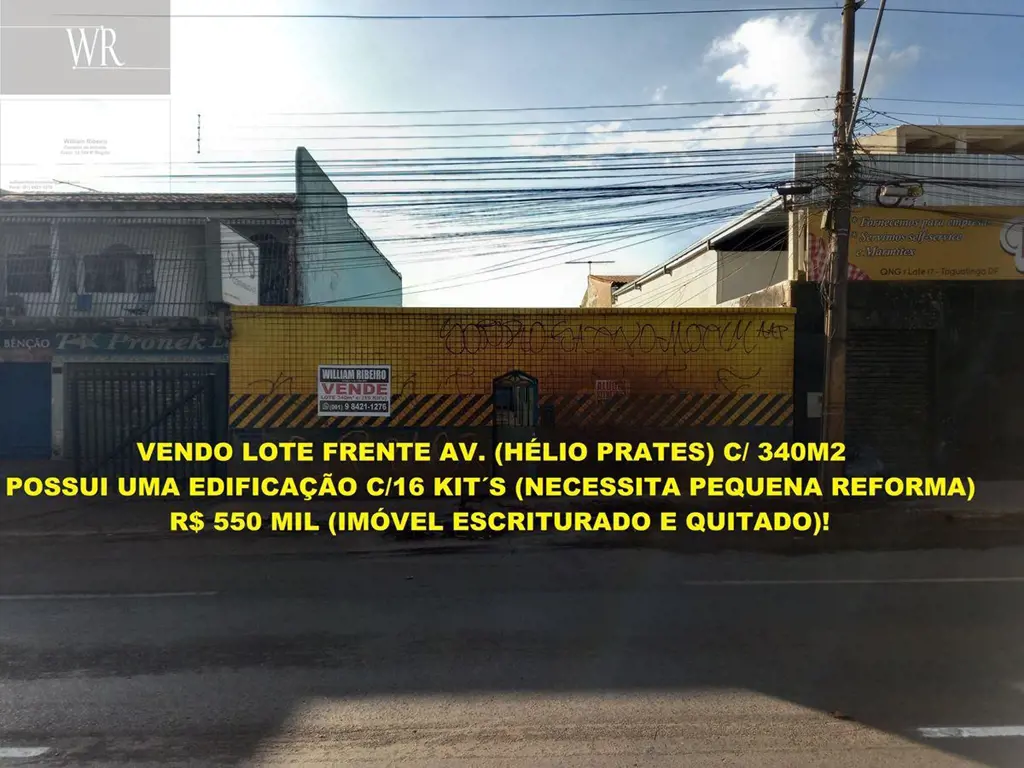 William Ribeiro (gestor) Vende!Waths app 9.8141-0110Creci: 13.144/DF.Excelente l...