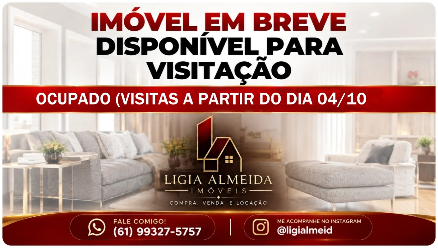 LÍGIA ALMEIDA CONSULTORA DE IMÓVEIS ALUGA NO GUARÁ I---------- Apartamento -----...