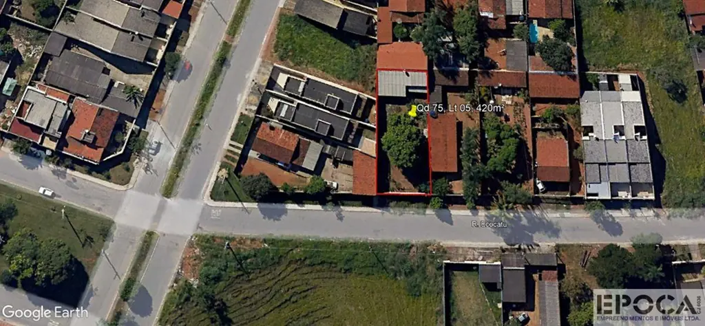 Excelente oportunidade de investimento na Rua ECOCATU, Qd 75, no Jardim Helvecia...
