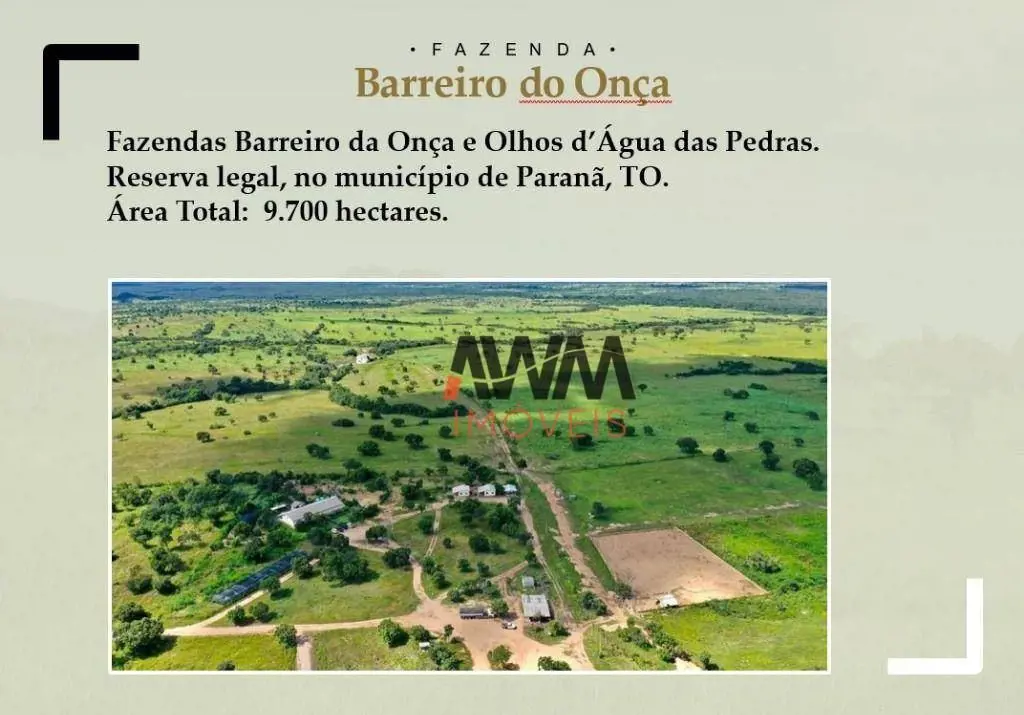 Código FA0162Captador RogérioFazendas Barreiro da Onça e Olhos dÁgua das Pedras....