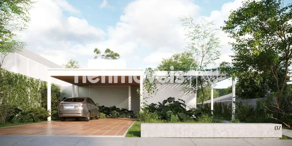 CASA MODERNA EM CONSTRUÇÃO NO CONDOMÍNIO VILA REAL, PROJETO DO ATELIER PARALELO,...
