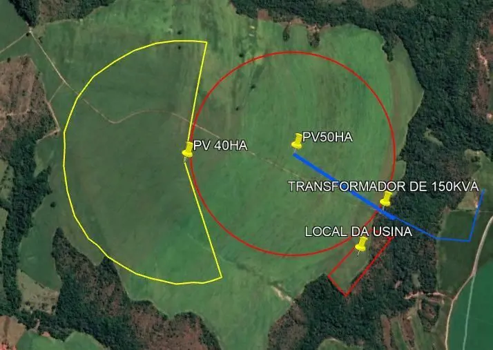 Vendo fazenda no município de Ipameri GO,Sendo 164 Alqueires (795 hectares)Terra...