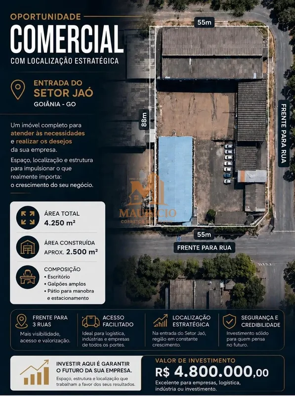 Oportunidade Única: Área Comercial de Alto Potencial em Setor Santa Genoveva!Loc...